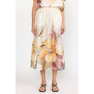 NEW CHRISTY LYNN trina skirt in eden ivory